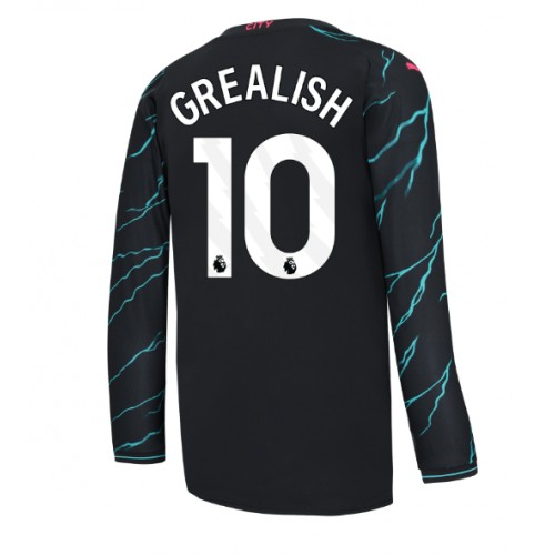Maillot de foot Manchester City Jack Grealish #10 Troisième 2023-24 Manche Longue